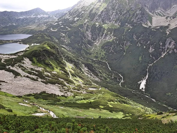 Valle Cinco Estanques Las Montañas Tatra Europa Polonia Hermoso Paisaje — Foto de Stock