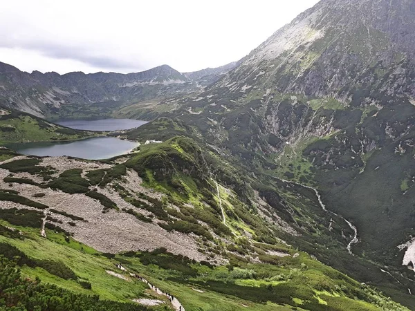 Valle Cinco Estanques Las Montañas Tatra Europa Polonia Hermoso Paisaje — Foto de Stock