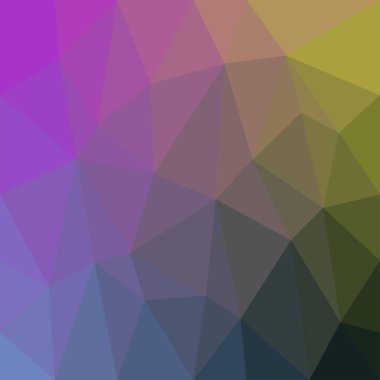 Desen arka plan - vektör grafiği üçgenler renkli sesleri, geometrik soyut üçgen döşenir