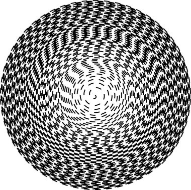 Eşmerkezli daireler geometrik vektör elemanı. Radyal, arka plan için dairesel grafik yayar.
