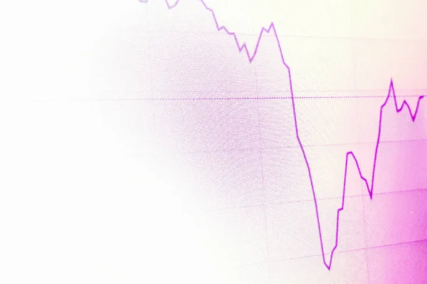 Primer Plano Los Datos Del Mercado Valores Pantalla Digital —  Fotos de Stock