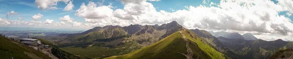 Summer Panoramic View Tatra Mountains Kasprowy Wierch Panorama Landscape Hiking Stock Picture