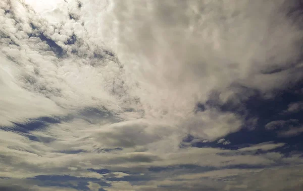 Fondo Nube Primer Plano Cielo Azul — Foto de Stock