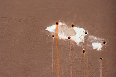 Arkaplanda bir delik.