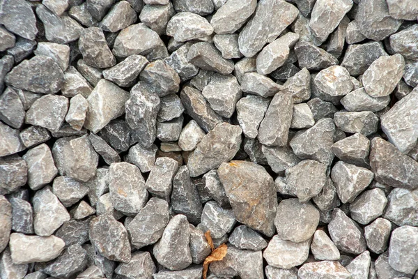 Pequeño Camino Piedra Fondo Grava Oscura Guijarros Textura Piedra Primer — Foto de Stock