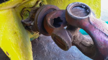 Eski sürücü mili Tarım makinesi.