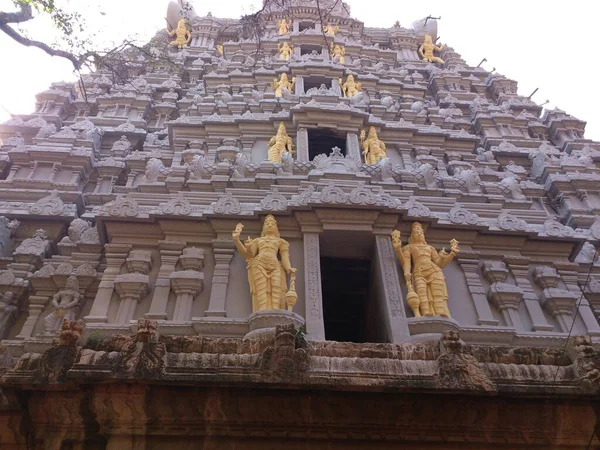 Ινδουιστικός Ναός Στην Mandapama Νότια Ινδία — Φωτογραφία Αρχείου