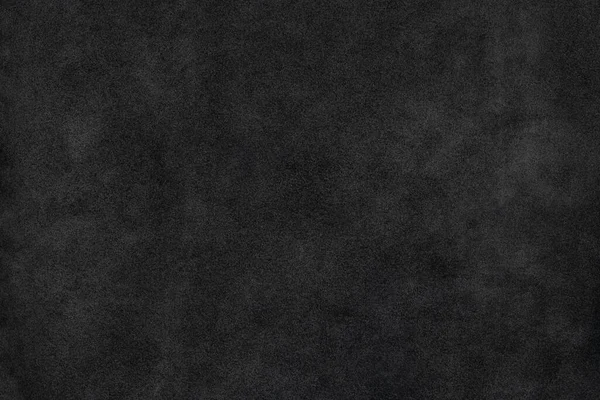 Старый Черный Натуральный Замши Кожа Мягкие Прикосновения Текстурированный Фон — стоковое фото
