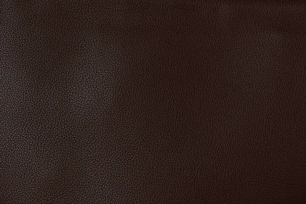 Natural Brown Leather Small Grain Background — Stock Photo, Image