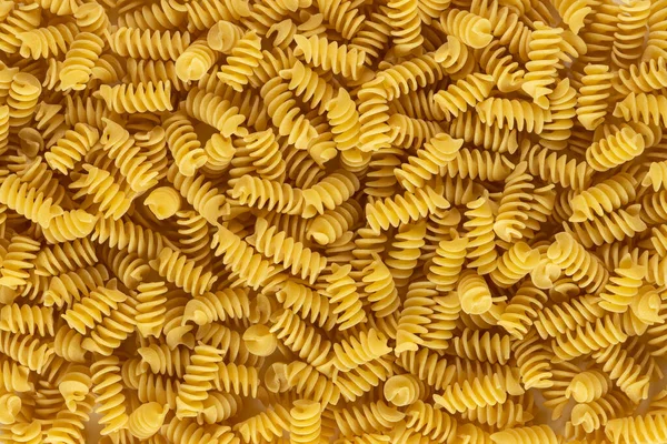 Spiraal Rotini Vorm Van Italiaanse Pasta Als Achtergrond Banner — Stockfoto