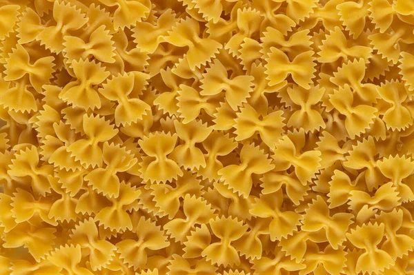 Farfalle Form Italienska Pasta Som Bakgrund Banner — Stockfoto