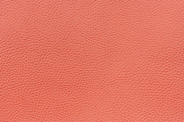 Salmon Color Textured Leather Background — Stock Photo, Image