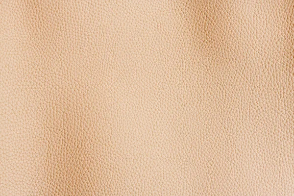 Beige Textured Leather Small Grain Background — Stock Photo, Image
