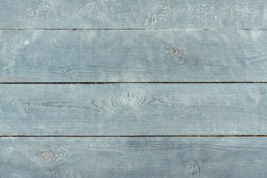 Pastel mavi ahşap kaplama arka plan. yatay