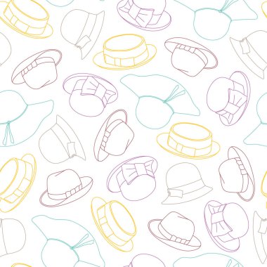 şapka ile Seamless Modeli