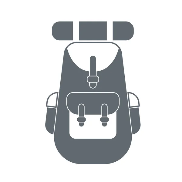 Rucksack Symbol Illustration Isoliert Vektor Zeichen Symbol — Stockvektor