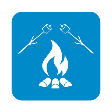 Zephyr şiş simgesini. Vektör illustratio