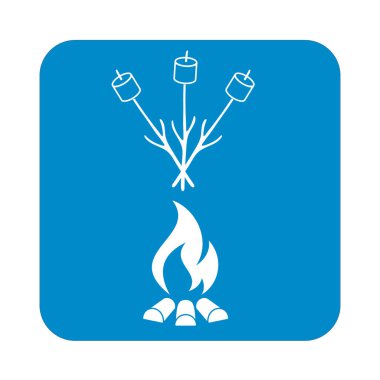 Zephyr şiş simgesini. Vektör illustratio