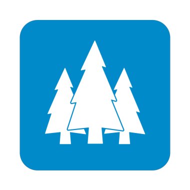 düz simgesi çam ağaçları 