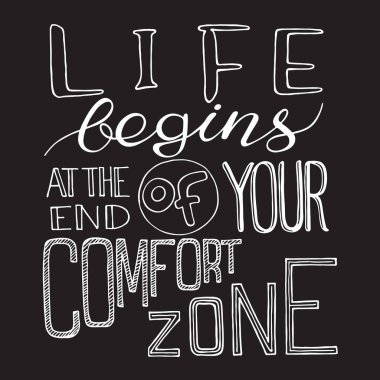 Hat ilham alıntı olduğunu. Yazı. Hayat ve mutluluk için motivasyon. Kartpostal ve poster grafik tasarım için