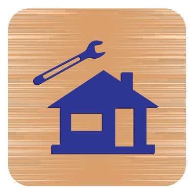 Sıhhi tesisat iş sembol simge. Vektör çizim