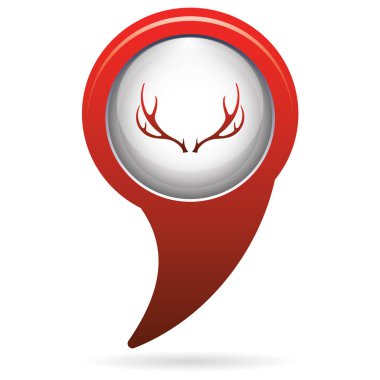 Avcılık Kulübü logo simge. Vektör illustratio