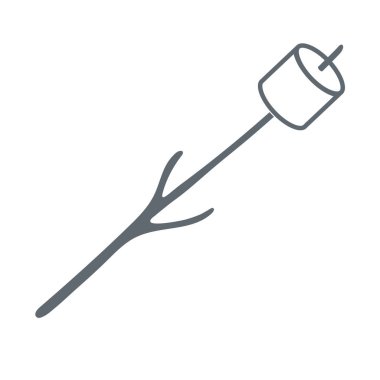 Zephyr şiş simgesini. Vektör illustratio