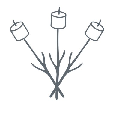 Zephyr şiş simgesini. Vektör illustratio