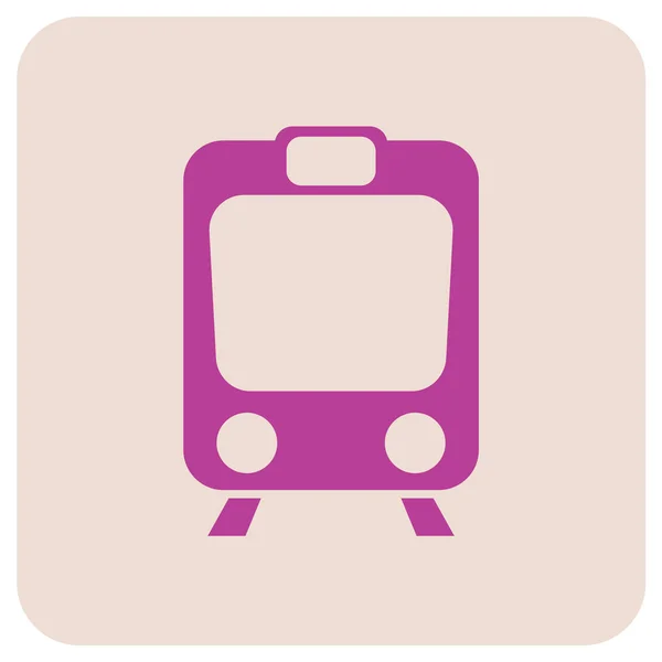 Icono Del Tren Aislado Tren Alta Velocidad Símbolo Del Metro — Vector de stock
