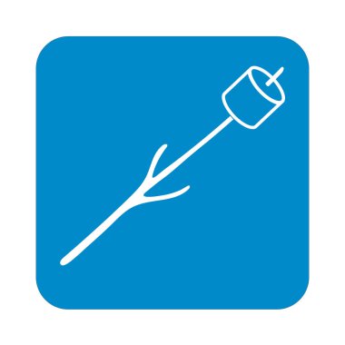 Zephyr şiş simgesini. Vektör illustratio