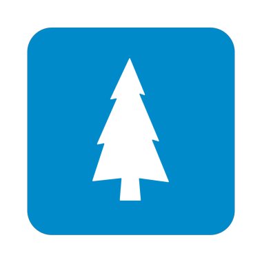 düz simgesi çam ağaçları 