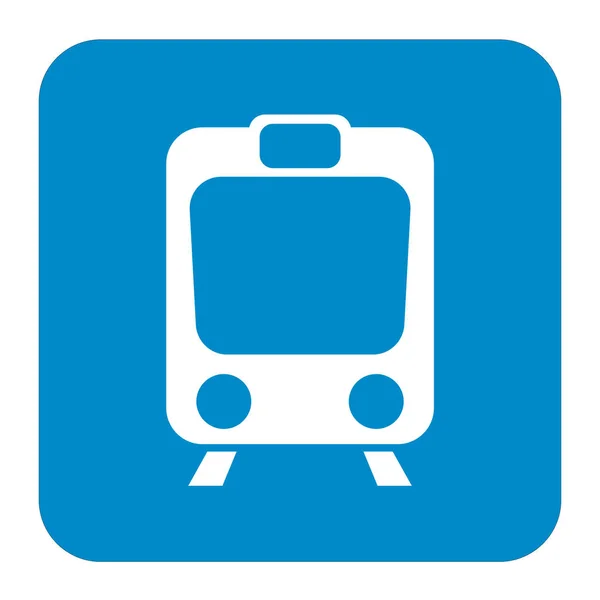 Icono Del Tren Aislado Tren Alta Velocidad Símbolo Del Metro — Vector de stock