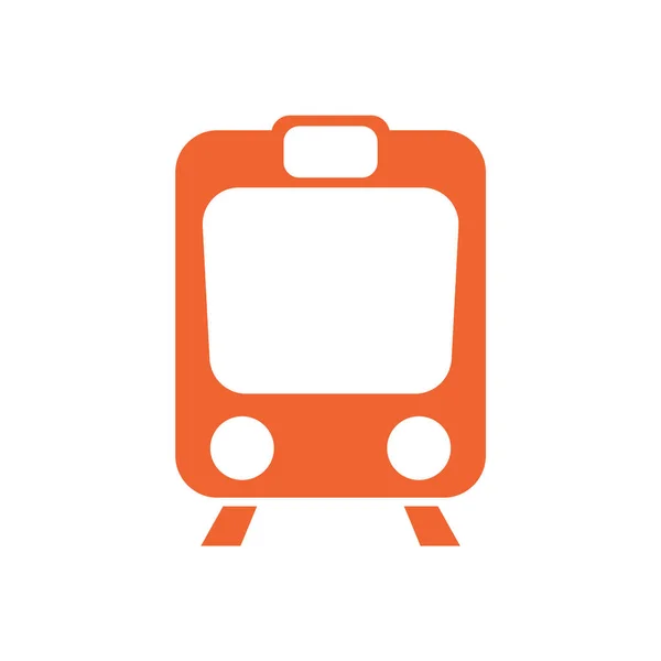 Icono Del Tren Aislado Tren Alta Velocidad Símbolo Del Metro — Vector de stock