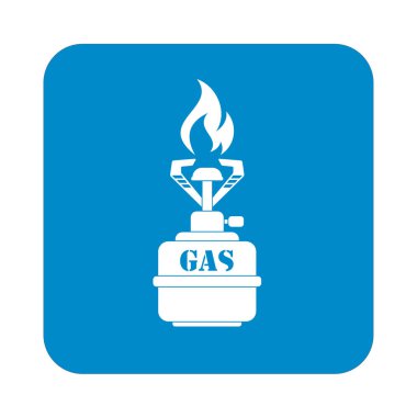 Kamp dışkı simgesi. Vektör illustratio