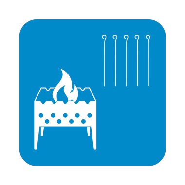 Mangal simgesi. Vektör illustratio