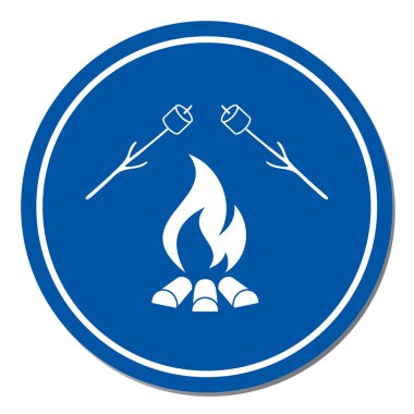 Zephyr şiş simgesini. Vektör illustratio