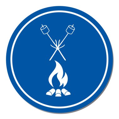 Zephyr şiş simgesini. Vektör illustratio