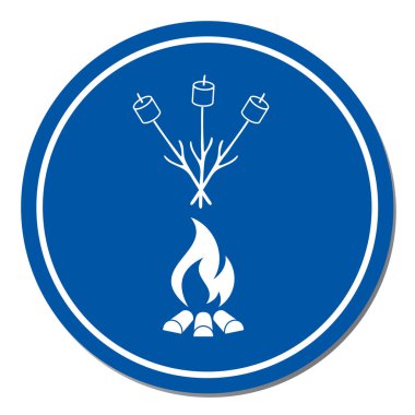 Zephyr şiş simgesini. Vektör illustratio