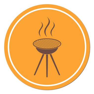 Izgara ikonu. vektör çizimi