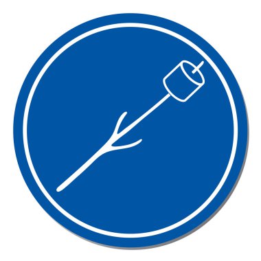 Zephyr şiş simgesini. Vektör illustratio