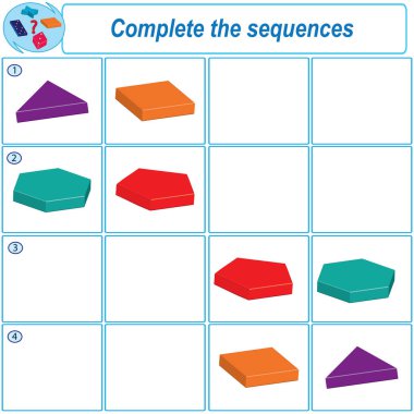 Mantıksal task.Complete sırası. Vektör çizim