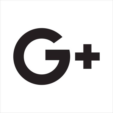 Google artı simgesi basit stil vektör görüntü