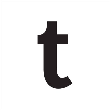 Tumblr simgesi basit stil vektör görüntü