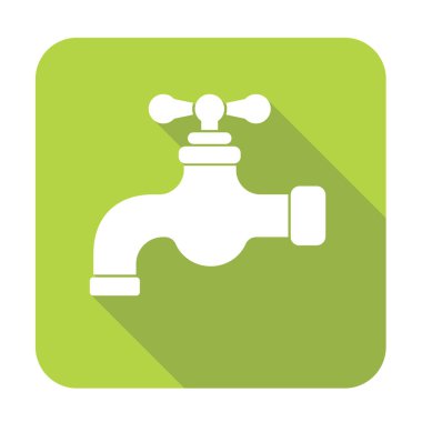 Su dokunun simgesi. Vektör illustratio