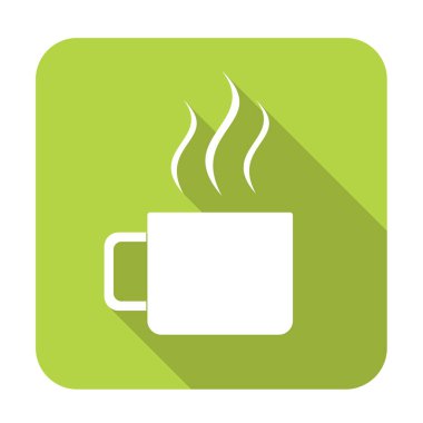 Kamp Kupası vektör simgesi. İzole turist kupa