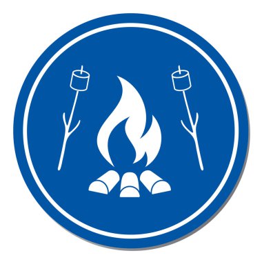 Zephyr şiş simgesini. Vektör illustratio