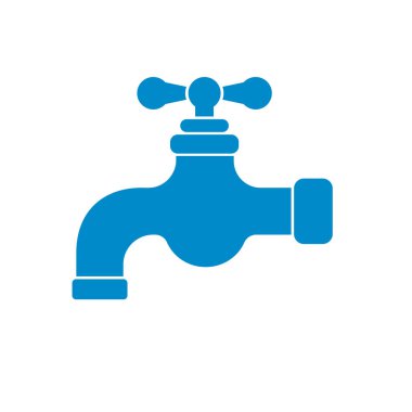 Su dokunun simgesi. Vektör illustratio