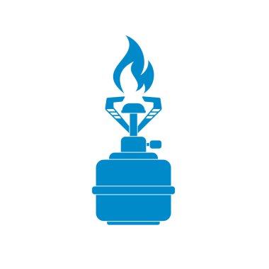 Kamp simge vektör soba. Vektör çizim