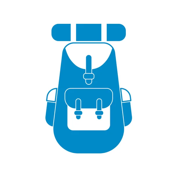 Rucksack Symbol Illustration Isoliert Vektor Zeichen Symbol — Stockvektor