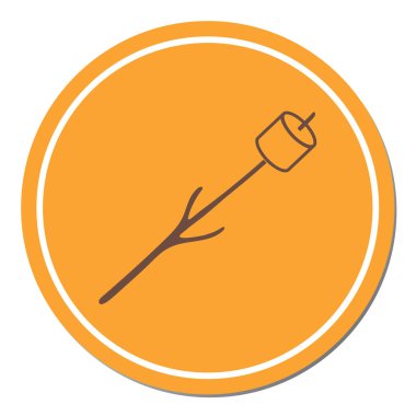 Zephyr şiş simgesini. Vektör illustratio